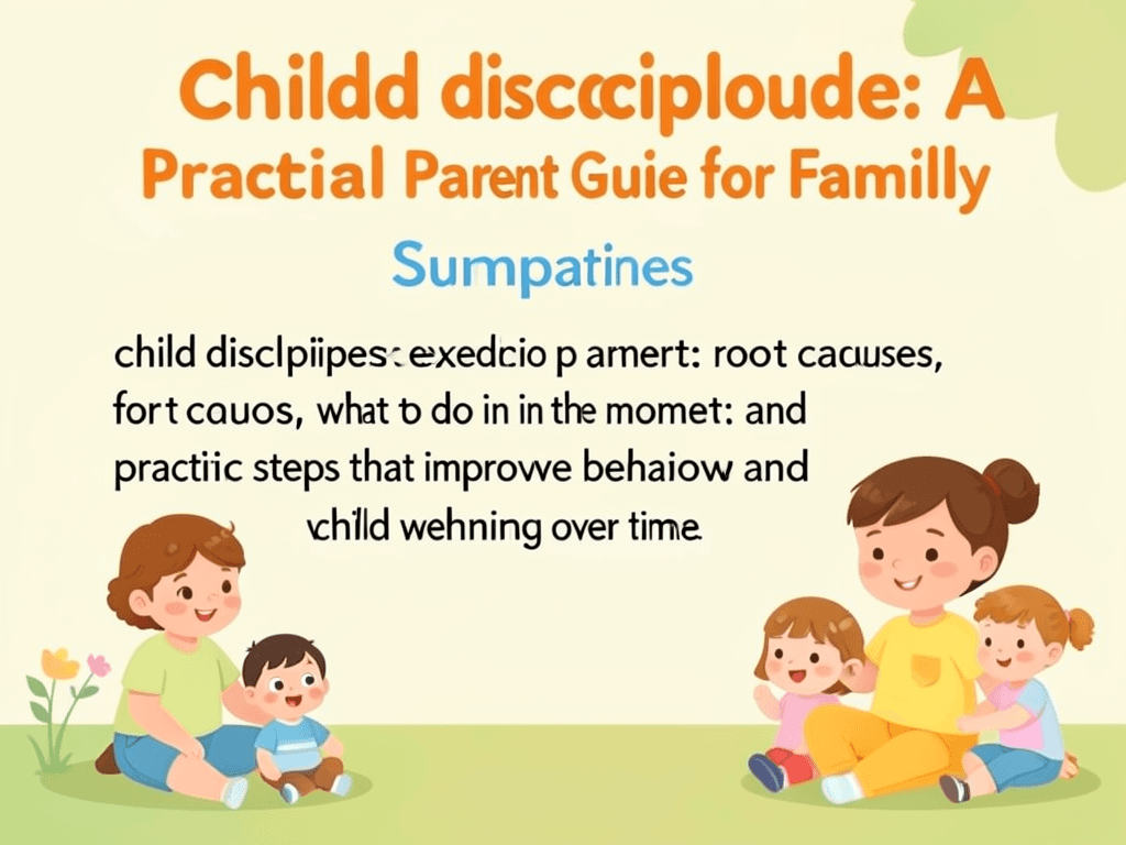 child discipline: A Practical Parent Guide for Families