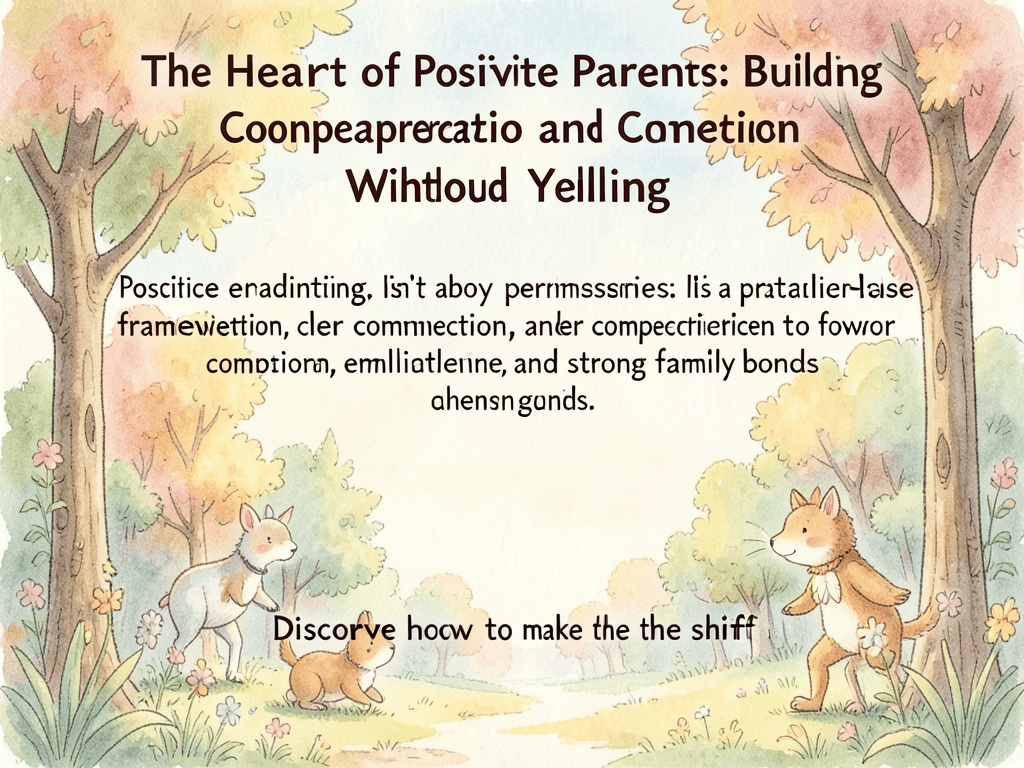 The Heart of Positive Parenting: Building Cooperation and Connection Without Yelling