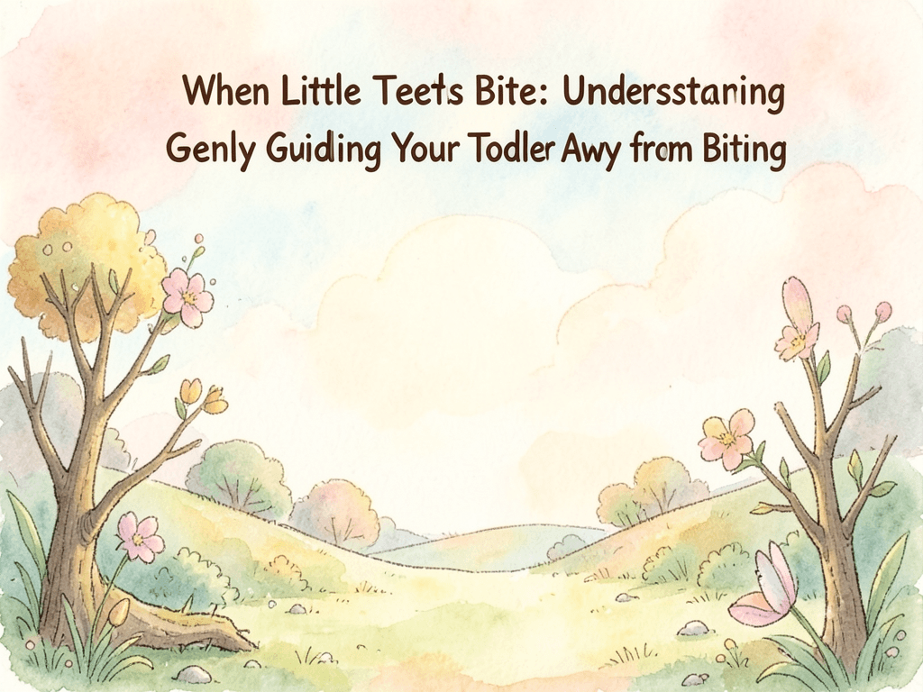 When Little Teeth Bite: Understanding and Gently Guiding Your Toddler Away from Biting