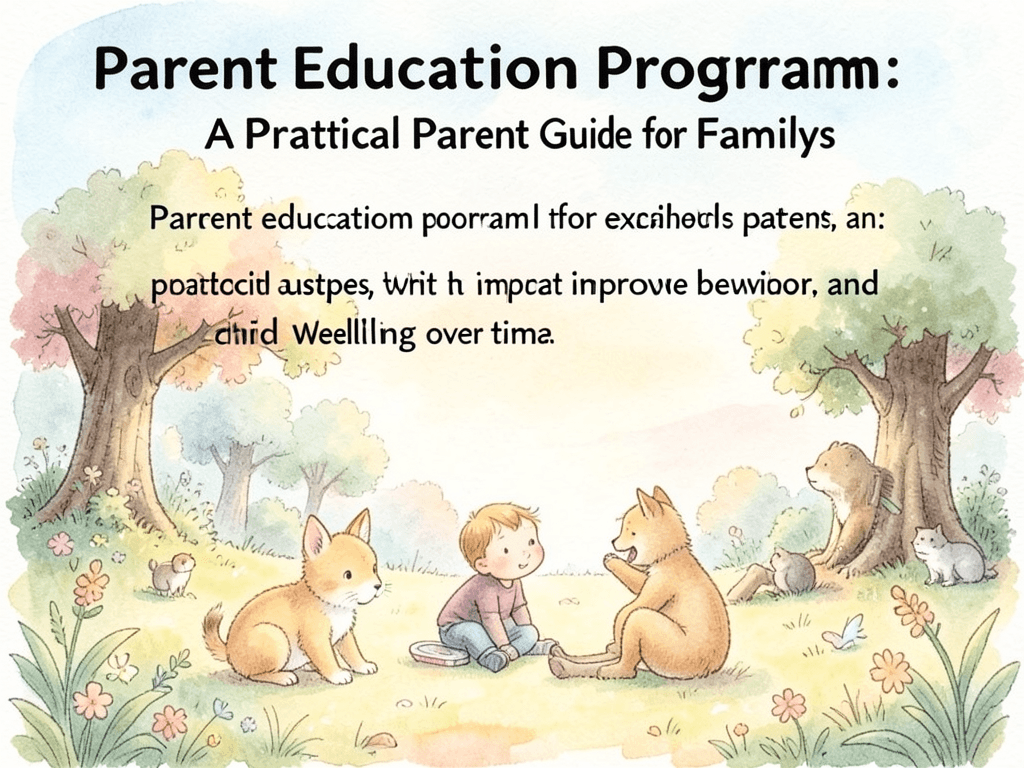 parent education program: A Practical Parent Guide for Families