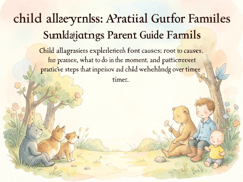 child allergies: A Practical Parent Guide for Families