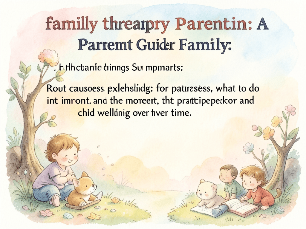 family therapy parenting: A Practical Parent Guide for Families